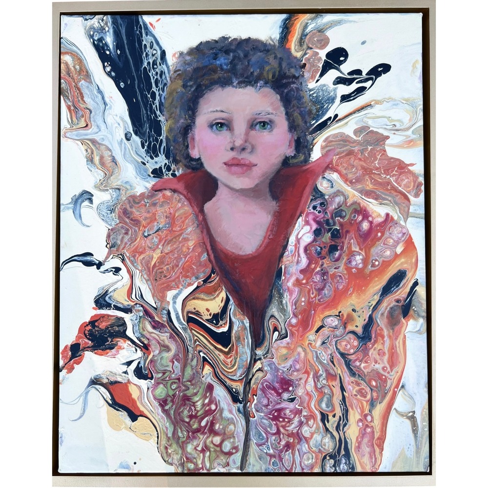 Saint With No Kingdom — Original Oil & Acrylic Portrait by Jody Scott Olson